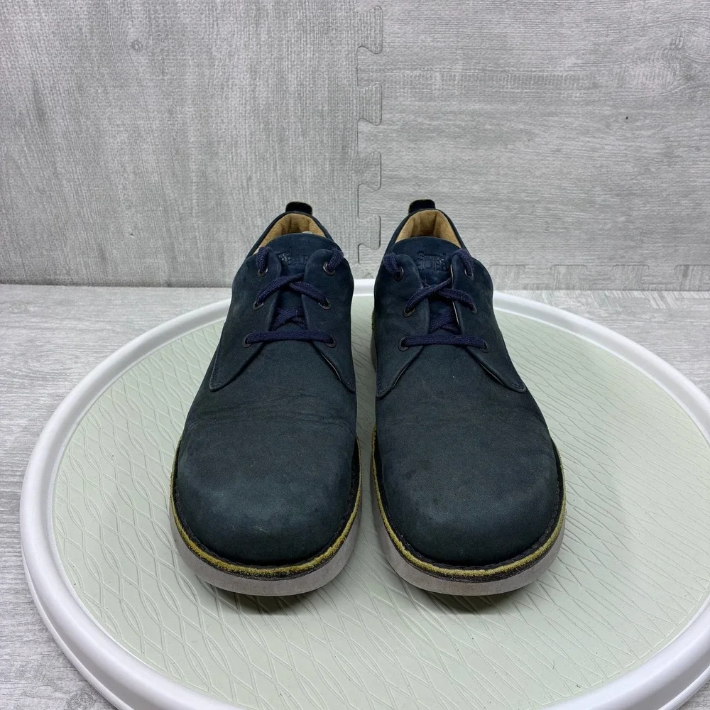 Samuel Hubbard Free Nubuck Oxford Shoes Mens 11 Blue Casual‎ Comfort Leather